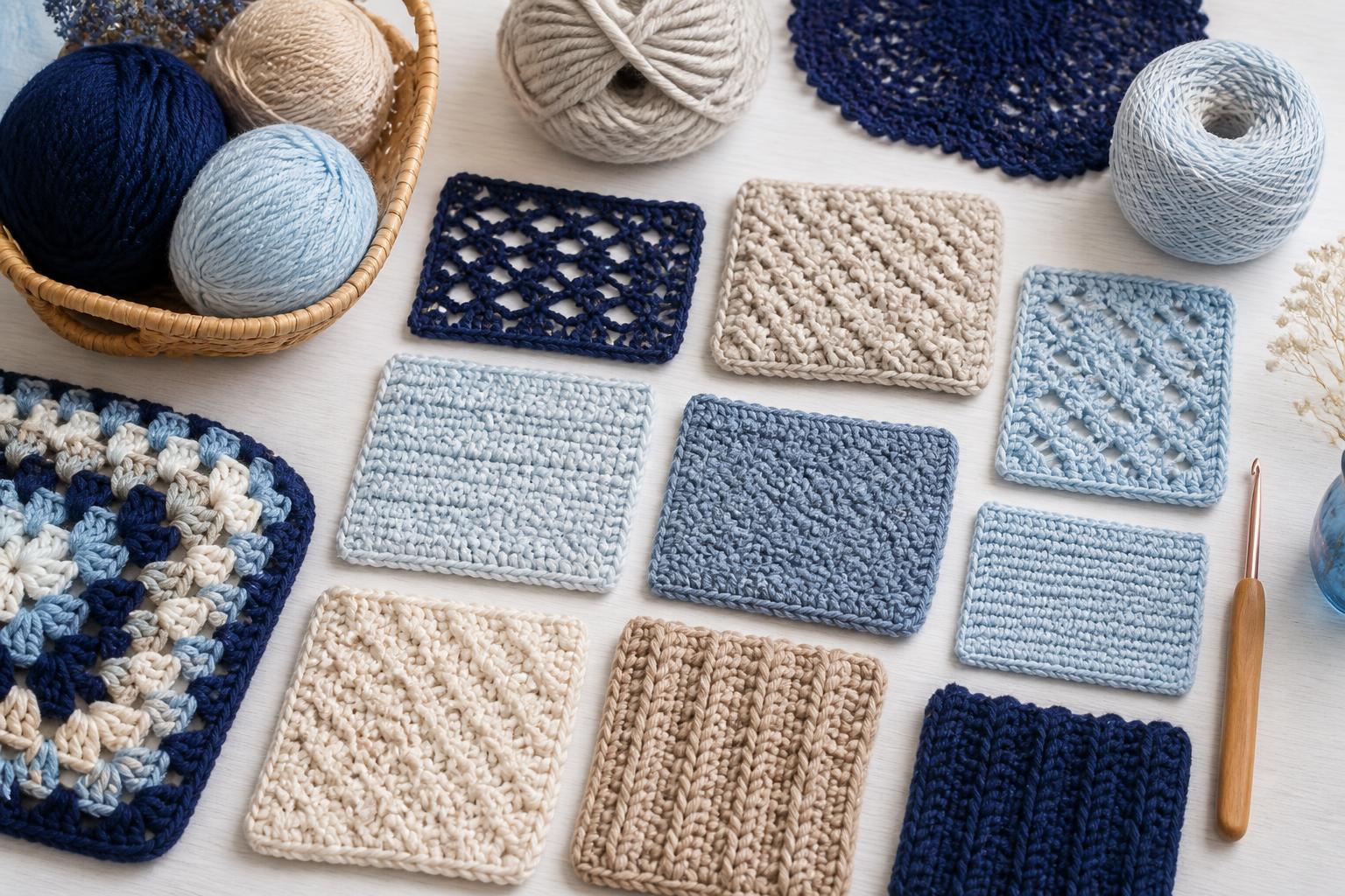 Tipos de hilos de crochet para proyectos