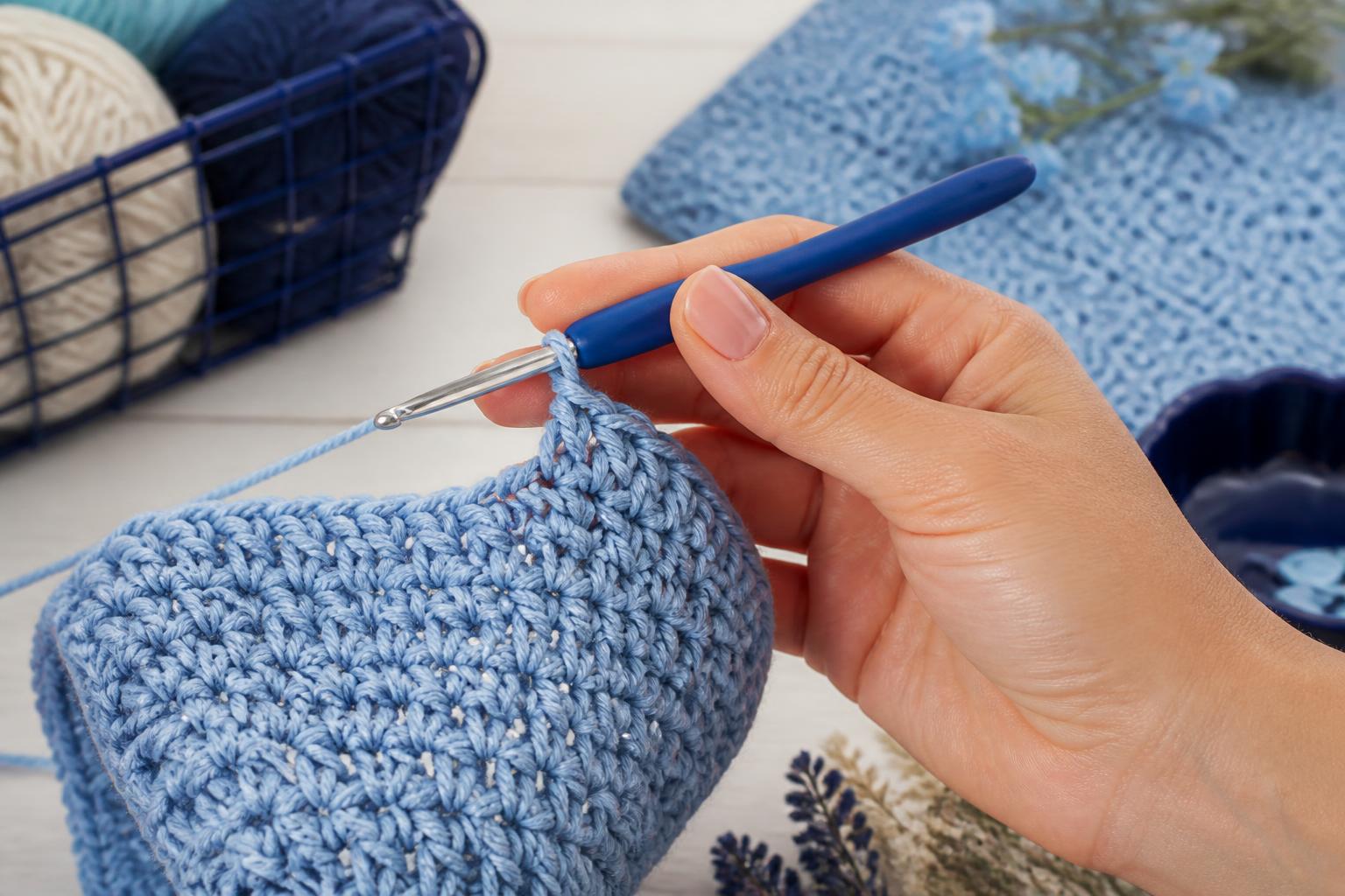 Illustrative examples of incorrect crochet techniques